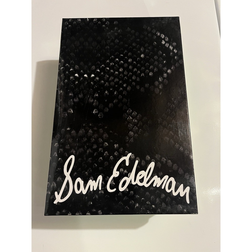 Sam Edelman Empty Shoe Box Green Black Snake Print Size 8M G4600L3901
